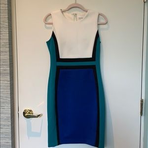 Sleeveless multicolor dress